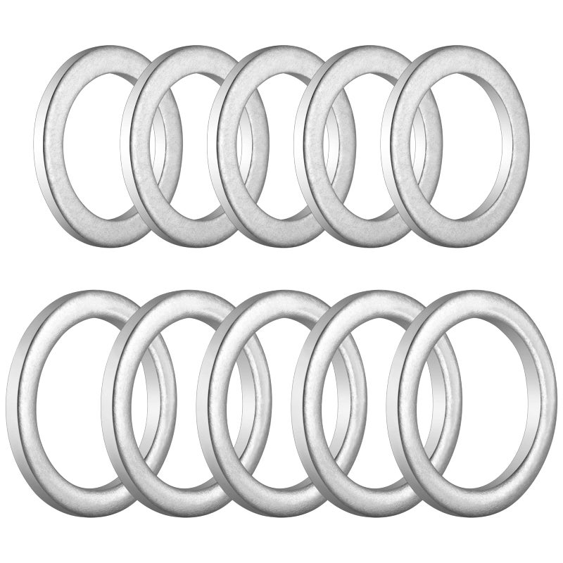 AOIT Rear Differential Fill & Drain Plug Gaskets Crush Washers Seals Rings Compatible with Hon da Accord Acura Civic Ridgeline Odyssey CRV CR-V Pilot Fit Element, for The Part# 94109-20000 90471-PX4-000 - Image 1